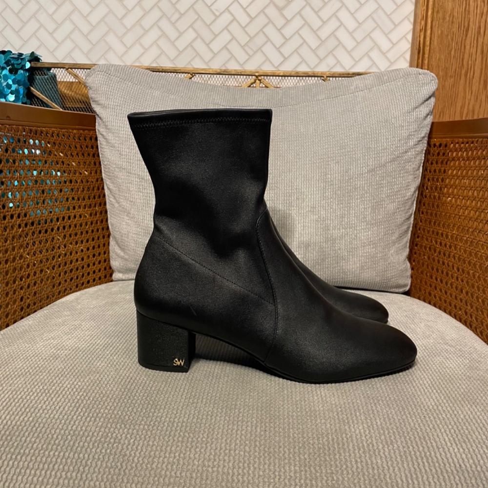 STUART WEITZMAN Sofia 50 stretch-leather sock boots - Picture 5 of 11